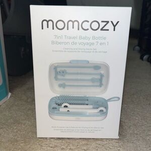 Momcozy 7-in-1 Travel brush Set - Blue